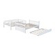 preview thumbnail 6 of 22, Full Over Full Rubber Wood Bunk Bed with Trundle(Twin),Convertible to 2 Full Size Beds