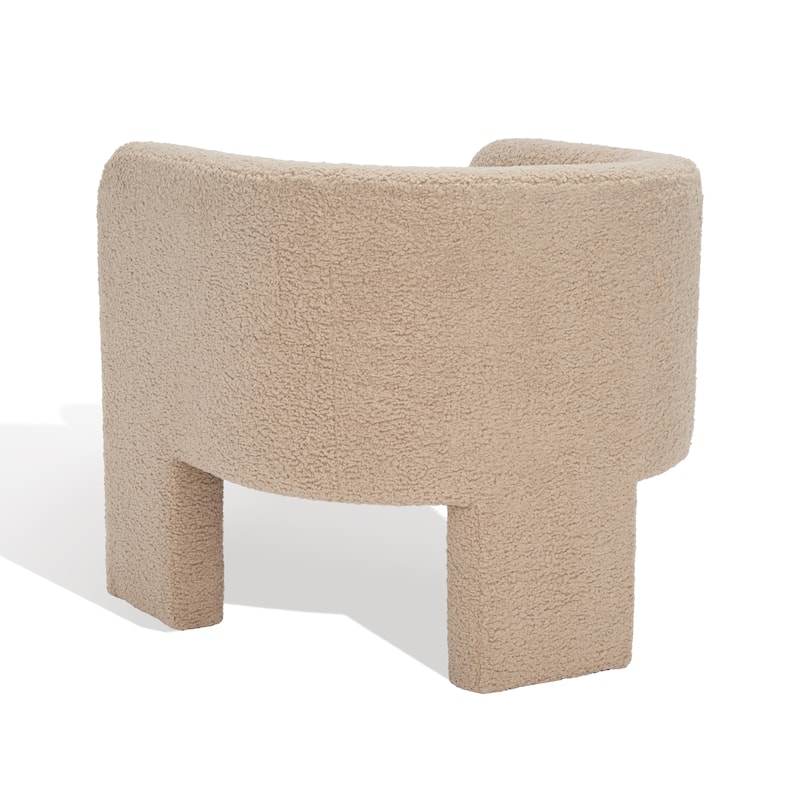 SAFAVIEH Couture Sammie 3-Leg Boucle Accent Chair - 30 in. W x 30 in. D x 29 in. H