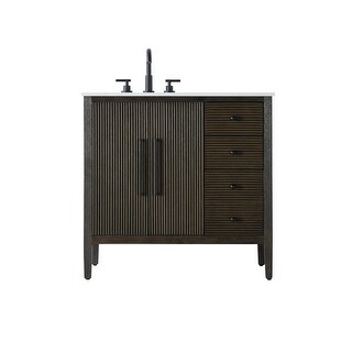 Elegant Lighting VF29636 Blakely 36" Free Standing Single Basin Vanity