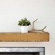preview thumbnail 11 of 19, Rustic Fireplace Mantel Shelf
