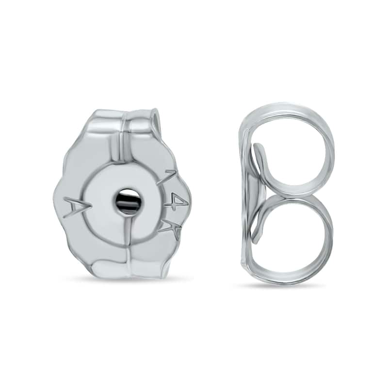 Marquee 1/5 Carat TW Diamond Vine and Leaf Earrings in 14K White Gold