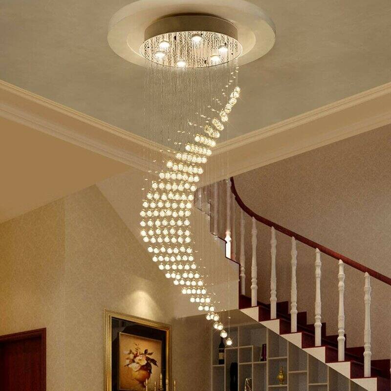 Maxax 6 - Light Statement Chandelier with Crystal Accents - MX16007-C