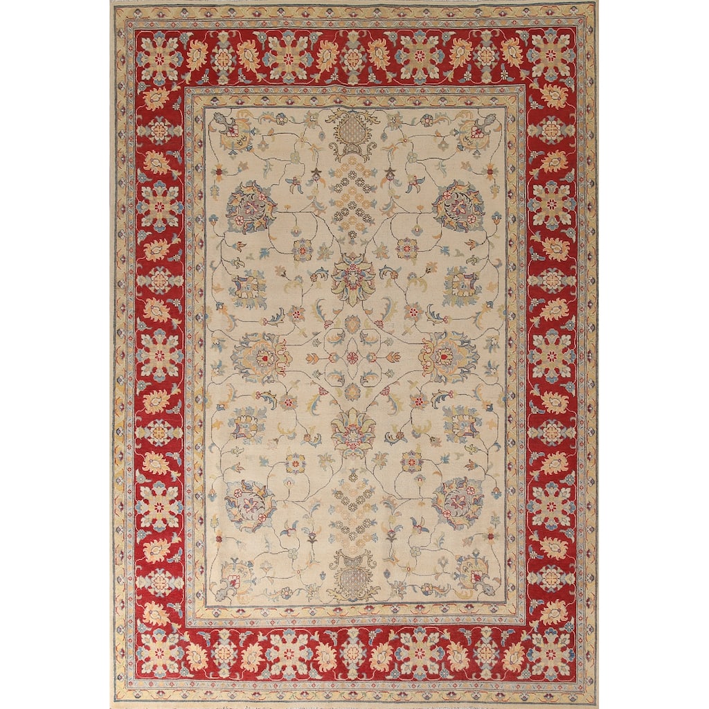 Traditional Kazak Oriental Area Rug Handmade Wool Carpet - 8'4" x 10'5"