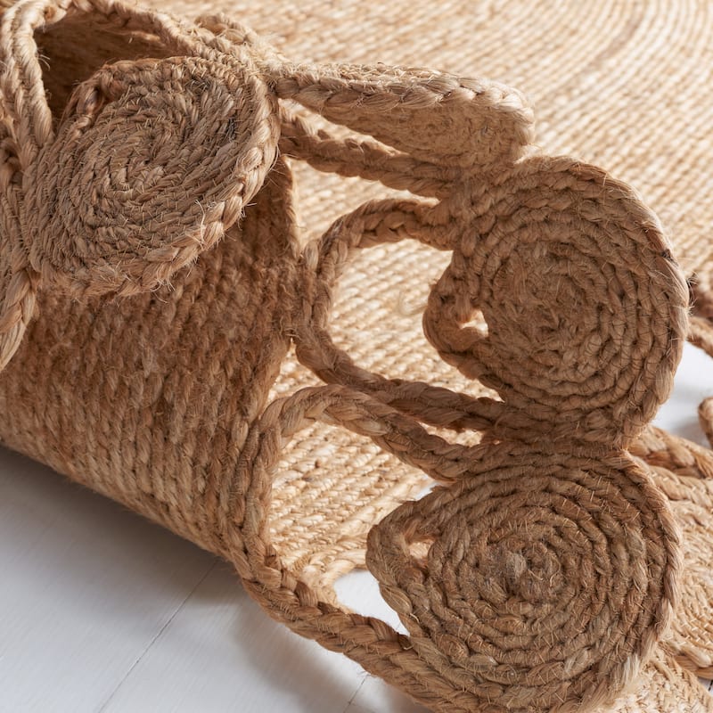 SAFAVIEH Handmade Natural Fiber Merge Casual Jute Rug