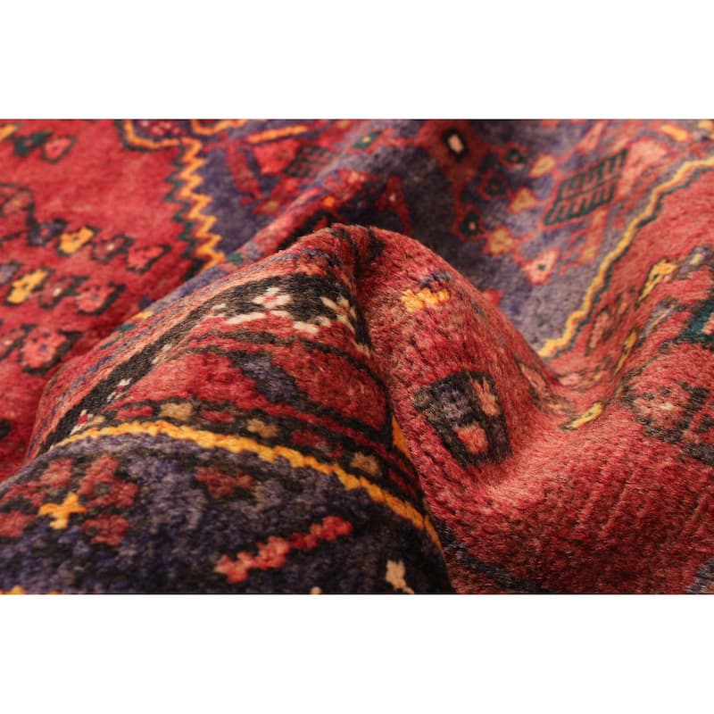 ECARPETGALLERY Hand-knotted Andelz Red Wool Rug - 3'7 x 6'11