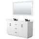 Option White / Giotto Quartz Top / Matte Black Hardware