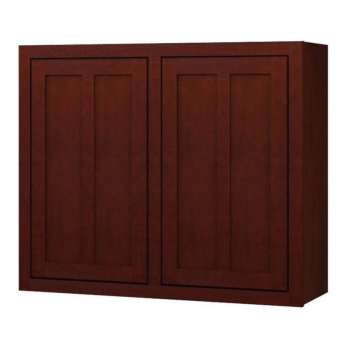 Shop Sagehill Designs Ldw3630 Lakewood 36 X 30 Double Door Kitchen Wall Cabinet Cabernet Overstock 16907763
