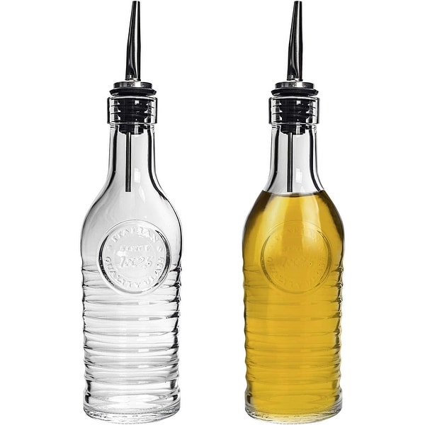 Luigi Bormioli Optima Olive Oil Bottle | 0.25 L / 8.5oz, Size: 8.5 oz, Clear
