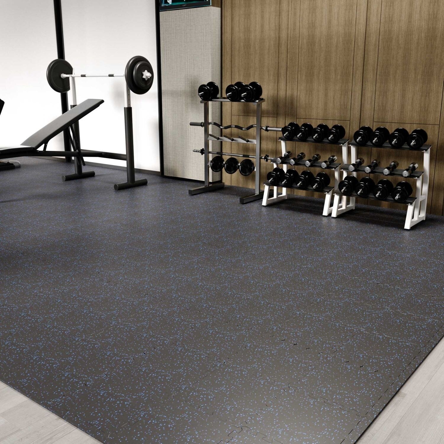 Rubber weight room flooring outlet