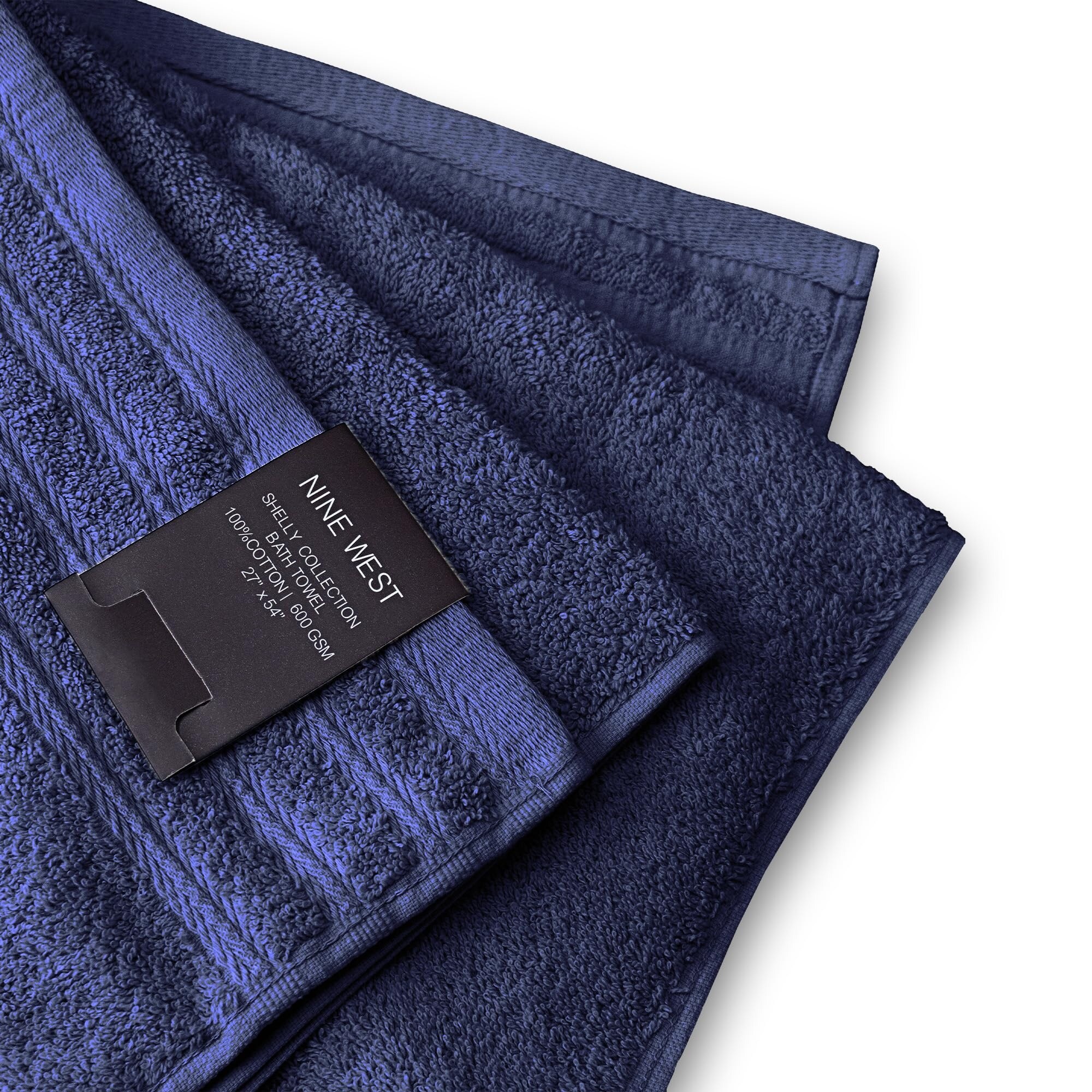 Nine West Shelly 4 Piece Premium Cotton Bath Towels Set-image