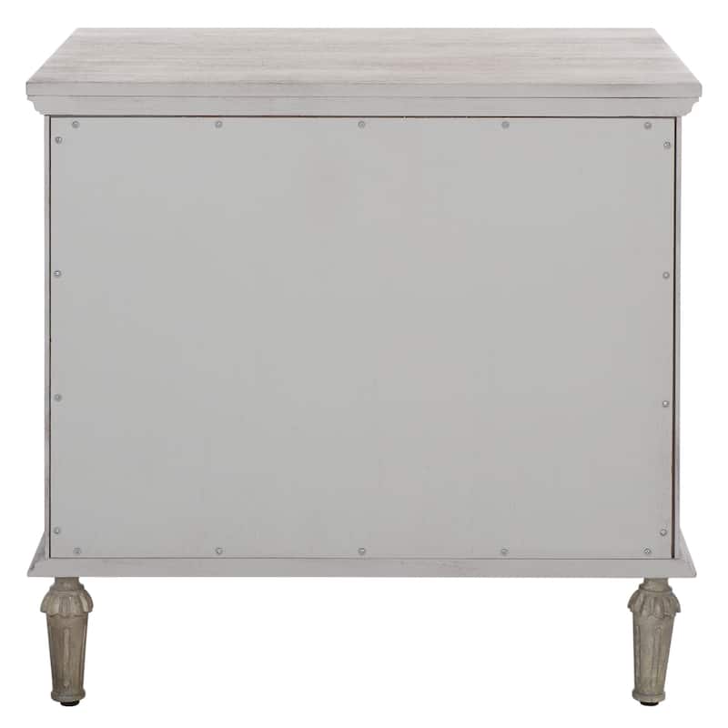 SAFAVIEH Couture Firyal 3-Drawer Wood Nightstand