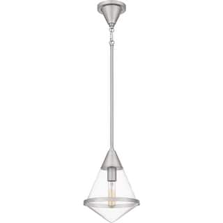 Quoizel Piccolo Pendant 1-Light Mini Pendant in Brushed Nickel