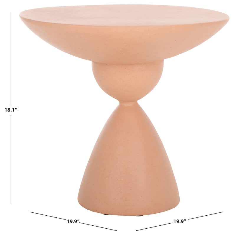 SAFAVIEH Atley Accent Table (Fully Assembled) - 20"W x 20"D x 18"H
