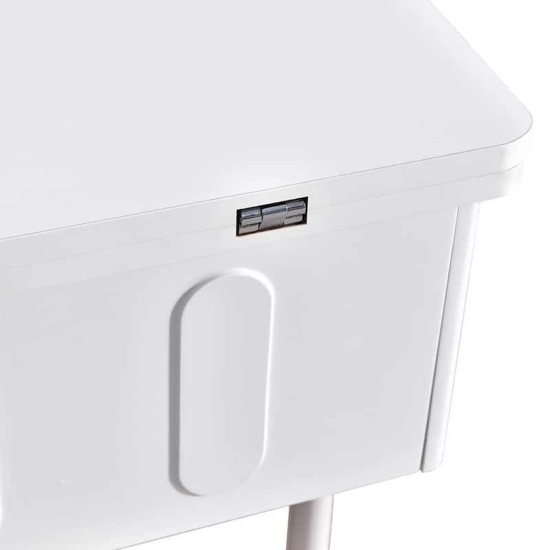 Roomfitters Lift-Top Coffee Table with 2 Drawers and Foldable Top, Hidden Storage Compartment, Adjustable Center Table