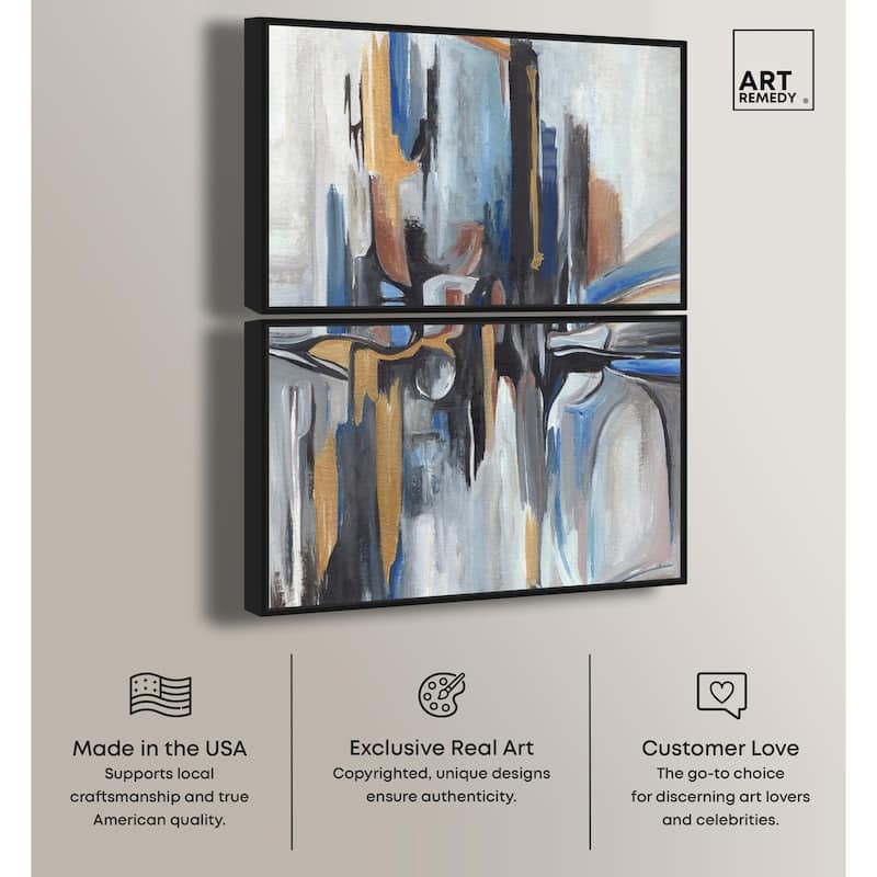 Meditation Mood Canvas Set of 2 by Art Remedy