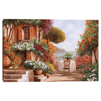 Una Sedia in Attesa by Guido Borelli Canvas Art Print