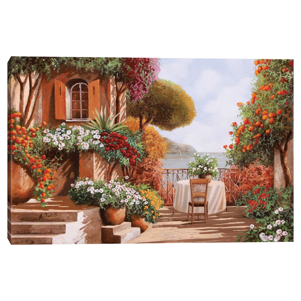 Una Sedia in Attesa by Guido Borelli Canvas Art Print