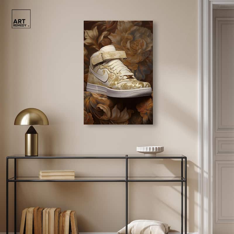 Baroque Sneaker Canvas by Art Remedy, Gallery Wrapped