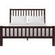 preview thumbnail 29 of 53, Hampton Wooden Platform Bed with Slatted Headboard and Footboard