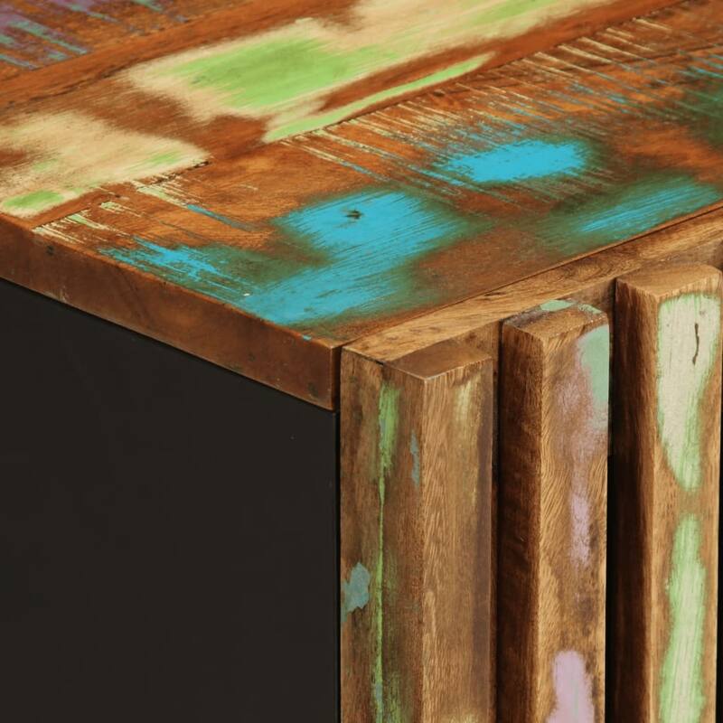 vidaXL Bedside Cabinet Set of 2 Multicoloured