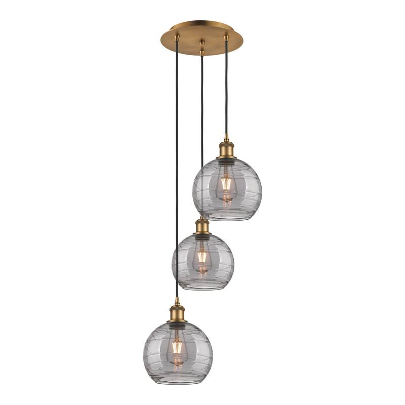 Innovations Lighting 113B-3P 30 15 Athens Deco Swirl Pendant Athens