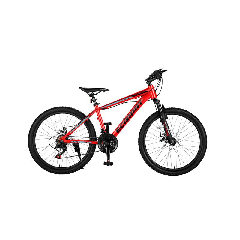 Unisex Mountain Bike - Aluminum Frame, Shimano Gears, Disc Brakes - 24