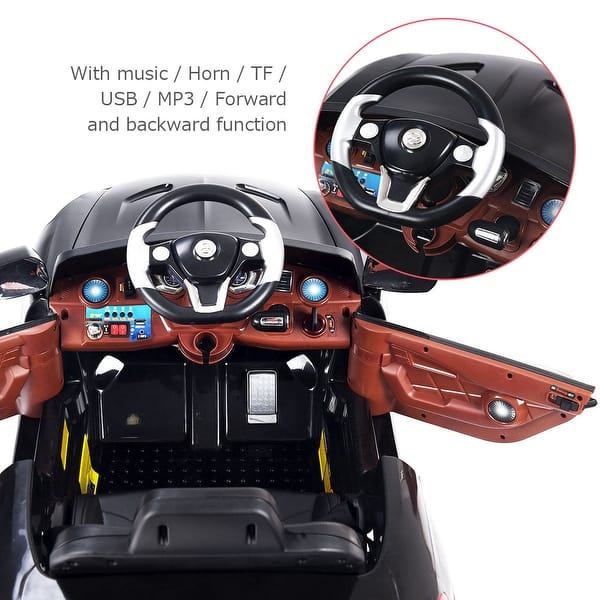 Shop Costway 6v Kids Ride On Car Rc Remote Control Battery