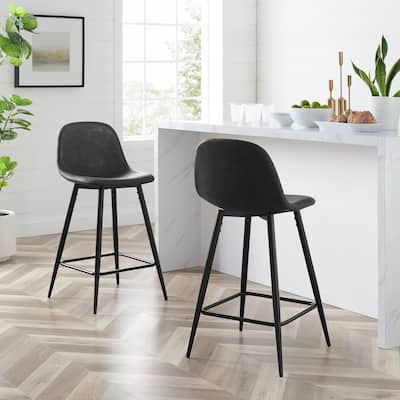 Weston 2Pc Counter Stool Set - 17.5"d x 17.63"W x 35.5"h