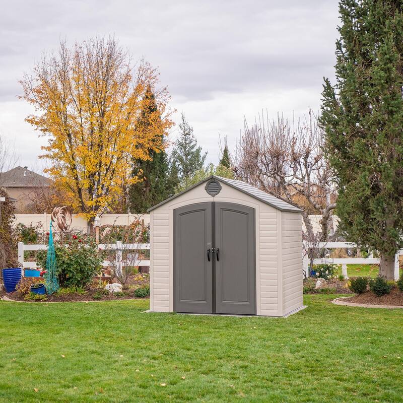 Lifetime 8 Ft. x 7.5 Ft. Outdoor Storage Shed (6411)