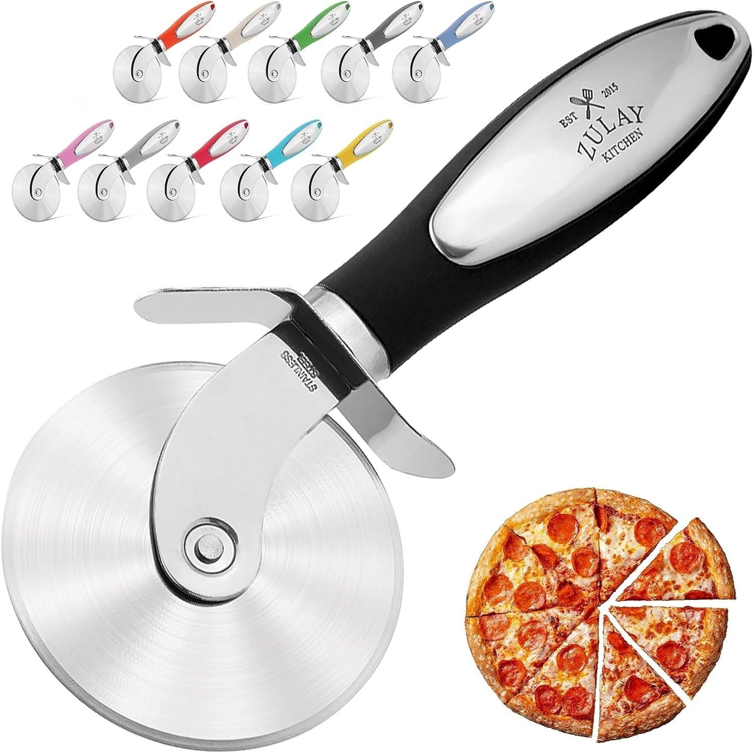 Zulay Kitchen Zulay Kitchen Large Pizza Cutter Wheel