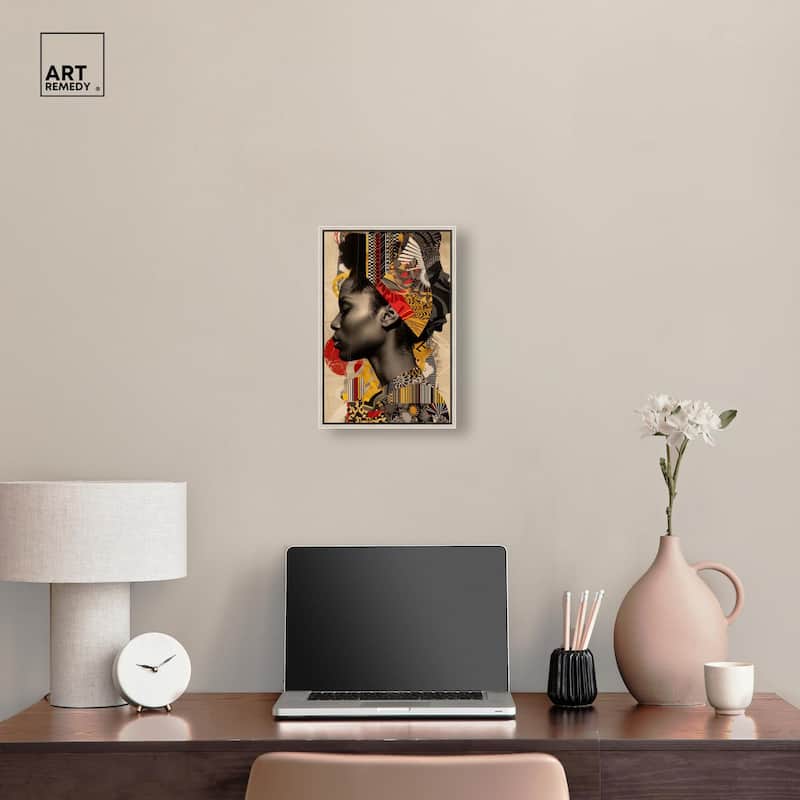 Cultural Collage Canvas by Art Remedy