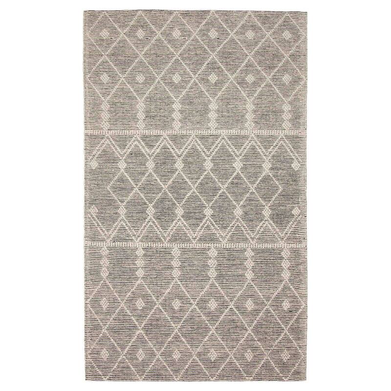 ECARPETGALLERY Braid weave Sienna Khaki Wool Rug - 4'11 x 8'4 - Light Khaki - 4'11 x 8'4