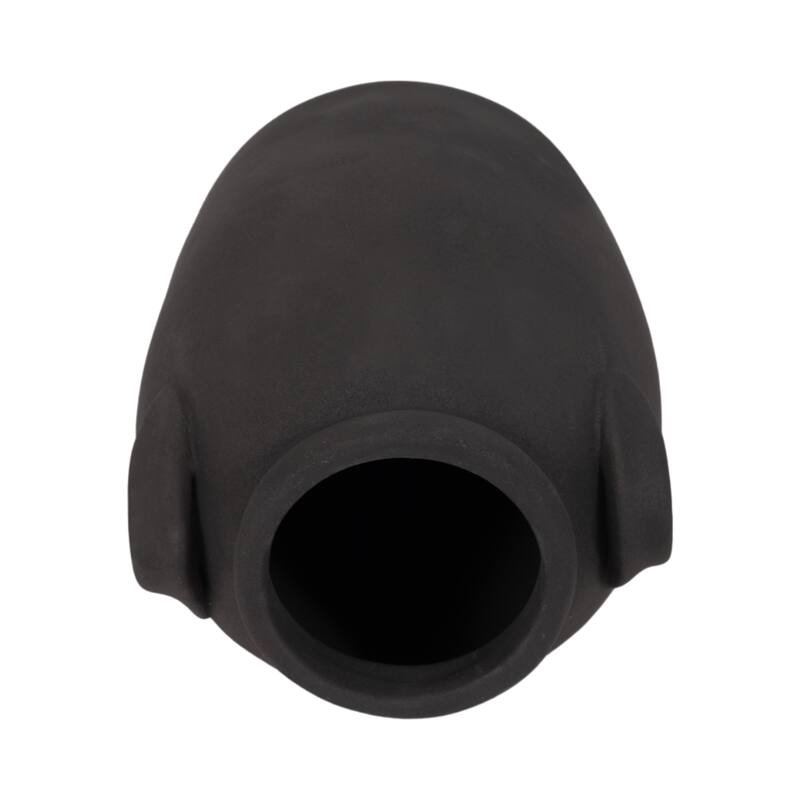 Sagebrook Home Ceramic Vase with Handles - Elegant Accent for Timeless Decor