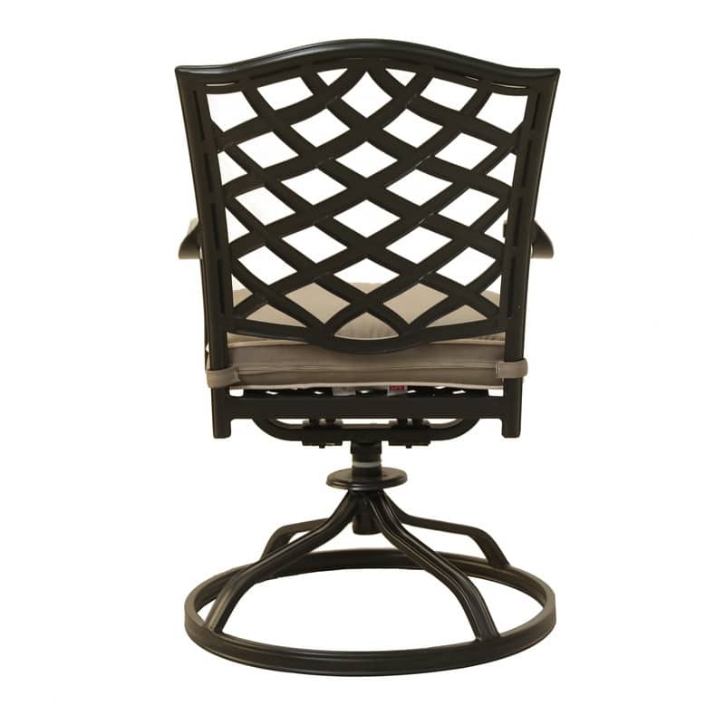 Deer Lake Aluminum Dining Swivel Chairs with Cushions (Set of 2) by Havenside Home