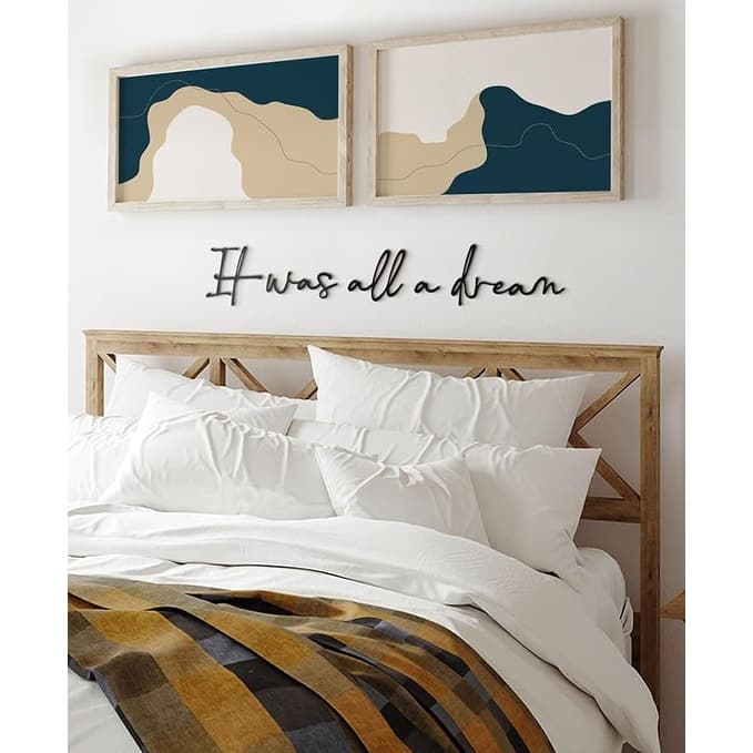 It Was All a Dream Metal Wall Decor