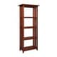 preview thumbnail 9 of 10, Boutwell Classic Mission 4-shelf 60-inch H Bookcase