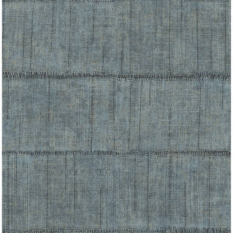 Advantage Blake Denim Texture Stripe Wallpaper