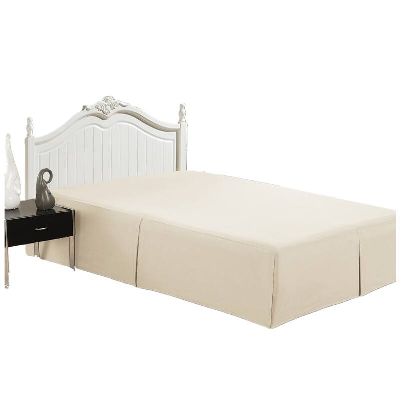 Marina Decoration Soft Hotel Quality All Season Deep Pocket Dust Ruffle 16 Inch Drop Solid Tailored Rayon from Bamboo Bed Skirt