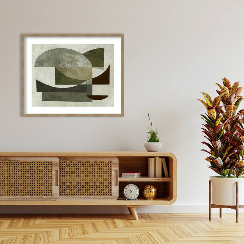 Shaped by Dan Hobday Wood Framed Wall Art Print