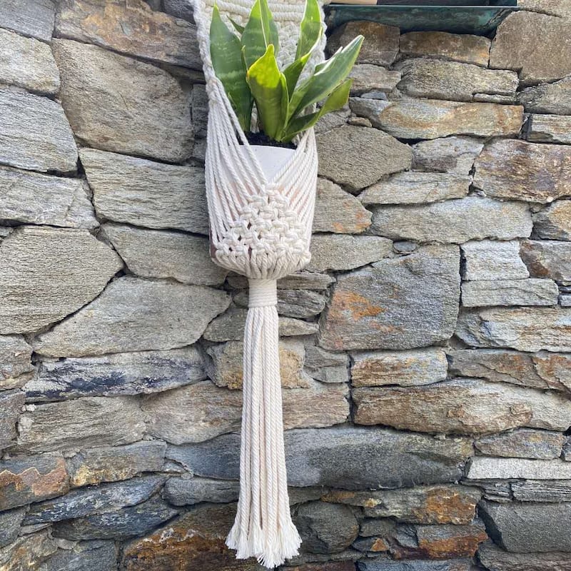 33"L Macrame Plant Hanger