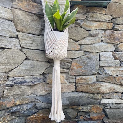33"L Macrame Plant Hanger