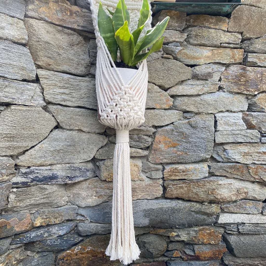 33"L Macrame Plant Hanger
