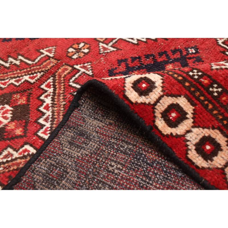 ECARPETGALLERY Hand-knotted Andelz Red Wool Rug - 3'6 x 6'0