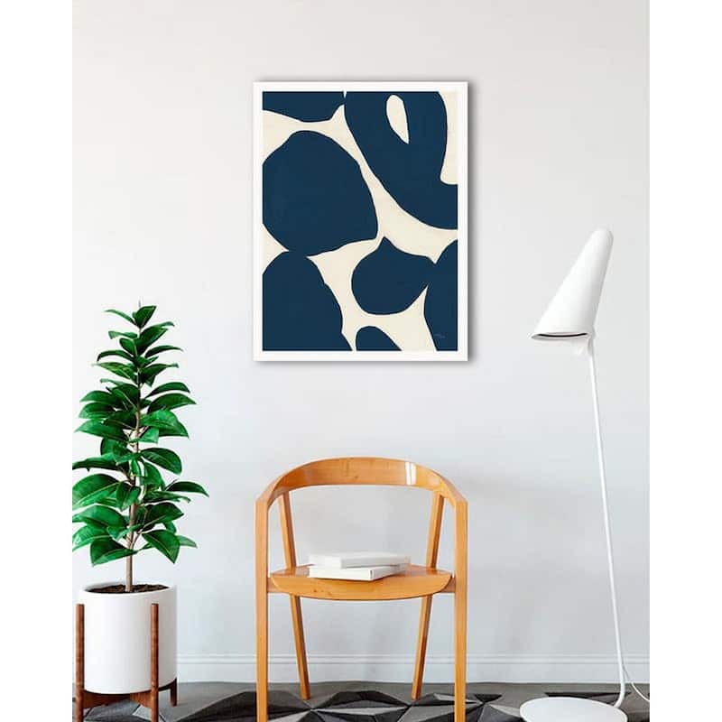 Playful I Framed Poster - 24 x 32 Inch - White