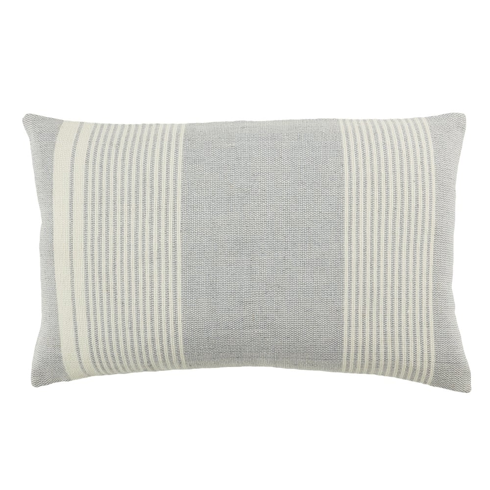 Ladonna Indoor/ Outdoor Striped Lumbar Pillow