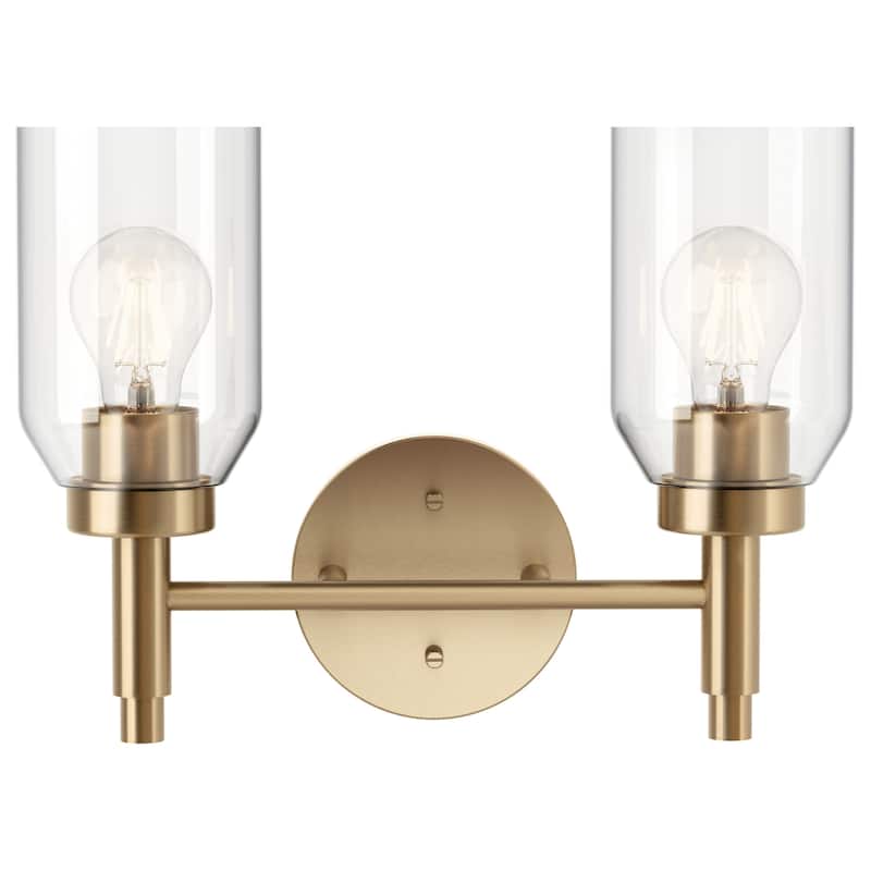 Kichler Lighting Madden Bathroom Vanity Light with Clear Glass