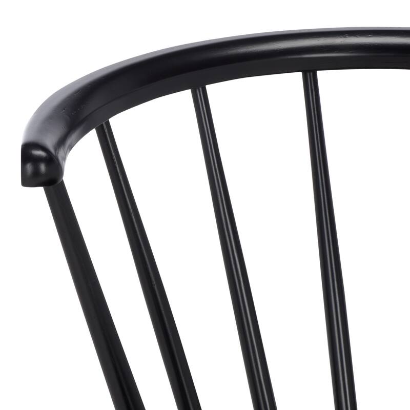 SAFAVIEH Zana Spindleback Windsor Dining Room Chair (Set of 2) - 21.3" W x 19.3" L x 29.9" H - 21"W x 19"D x 30"H