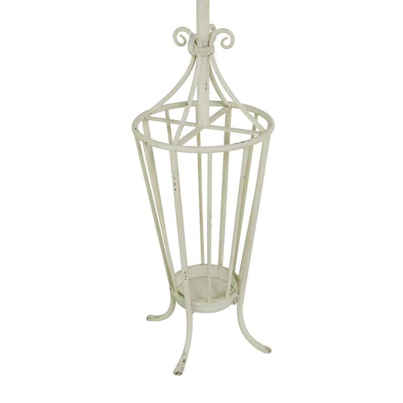 Metal Coat Rack - White - Roche River Decor