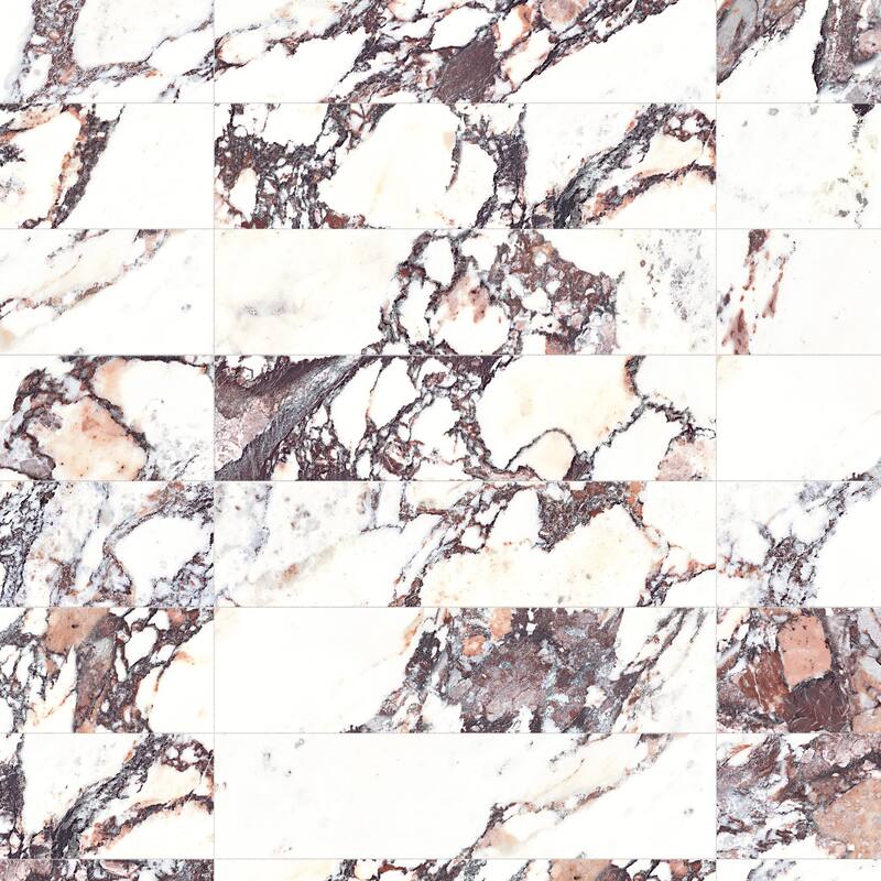 Merola Tile Touche Rubis 2-7/8" x 11-3/4" Porcelain Floor and Wall Tile