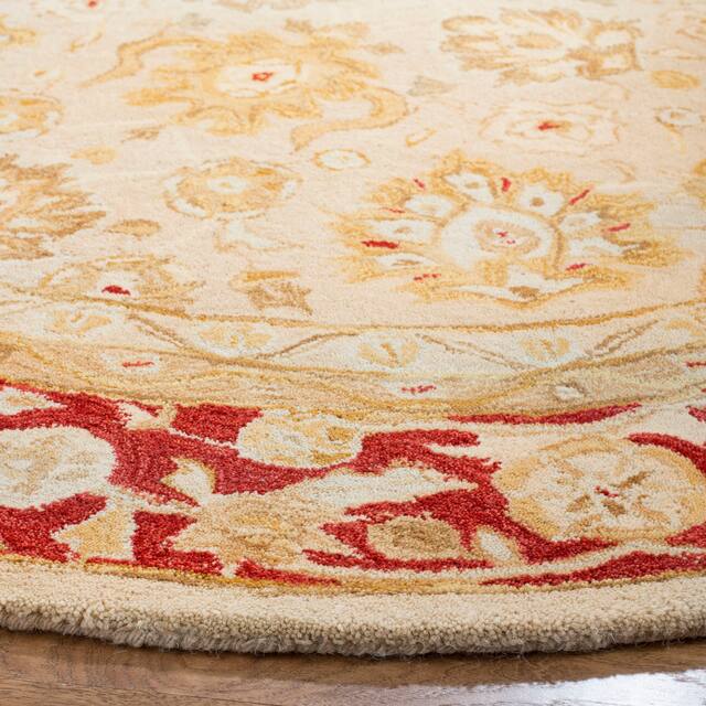 SAFAVIEH Anatolia Angeline Traditional Oriental Hand-spun Wool Rug